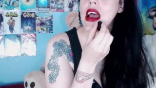 Put your lipstick on for me slut