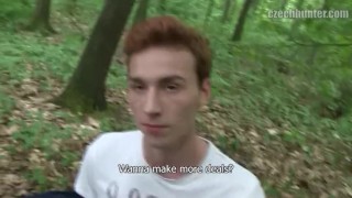  CZECH HUNTER 361 - Ginger Stud Takes A Break From Swimming To Get His Ass Drilled