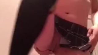 Aussie Amateur anal and pussy tease, Domina Miss Rave_Baby Playing in plaid