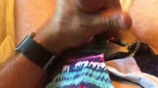 Big load of cum on some panties!!!!!!