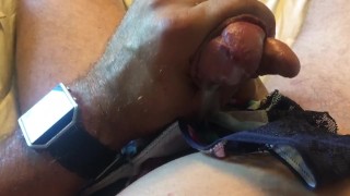 Big load of cum on some panties!!!!!!