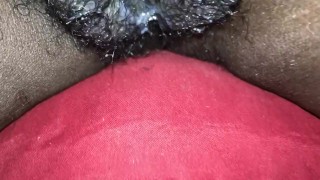 Public Ebony Pussy Exposed at Work