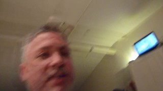 Straight boy chickened out and wore a mask