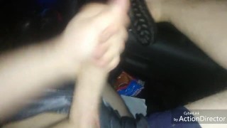 Quick Midnight Orgasm in the Car