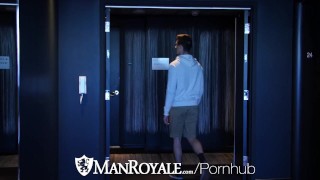 ManRoyale Strangers spontaneously fuck after movie