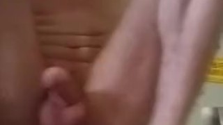 Riding and dripping from large bad dragon dildo