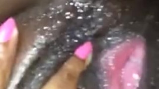 Fetish Hairy Pink Ebony Pussy