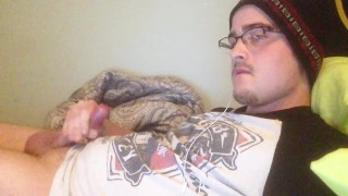 Did Not Mean To Cum on My Face! Lol. Accidental Self Facial, Powerful Cum!