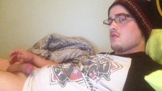 Did Not Mean To Cum on My Face! Lol. Accidental Self Facial, Powerful Cum!