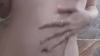 Bunny at the shower