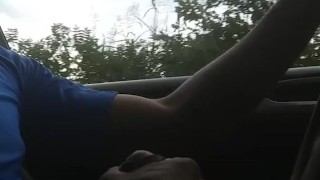 Driving and enjoying myself (OnlyFans/Nicksteeledick)