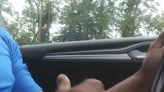 Driving and enjoying myself (OnlyFans/Nicksteeledick)