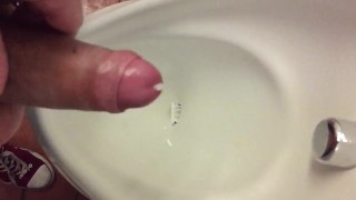 Public cum! Slow motion