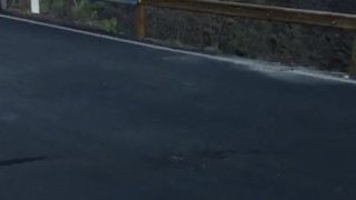 Roadside wank no cum.