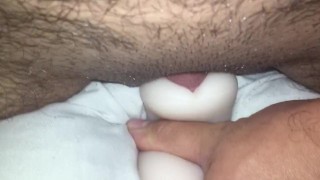 Ftm Transman Fucks Pocket Ass with T Cock and Cums Inside