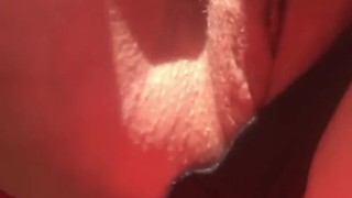 Lonely MILF outside touching pussy