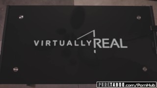 PURE TABOO Pervert Busdriver Clones Schoolgirls into VR Group Sex Acts