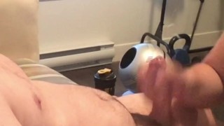 My First Rimjob! Ass Ate, Made to Cum, Dildo Sucking! Clips from a Cam Show