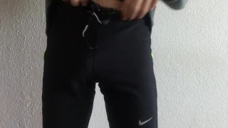 Jerk off before hitting the gym