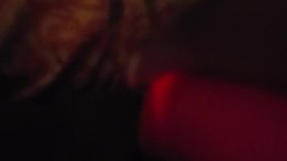 Thick brown skin girl playing with pussy