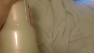 Fucking my fleshlight stoya ass