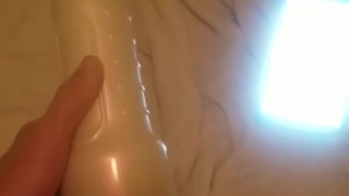 Fucking my fleshlight stoya ass