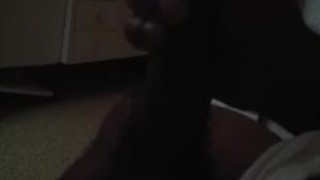 Masturbating