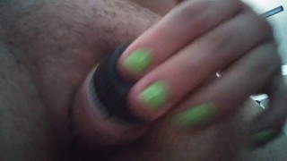 Ftm dildo pussy from the front