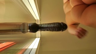 Guy fucking bam dildo