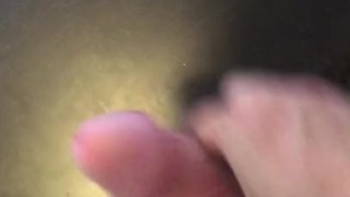 Cumming from handjob