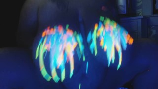 DAYTONA HALE! Huge Glow In The Dark Boobs