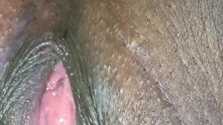 pink pussy close Up masturbation!!! *so much cum*