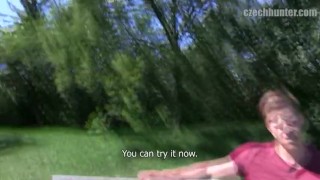  CZECH HUNTER 363 - Muscular College Jock Gets His Ass Penetrated Raw For Cash
