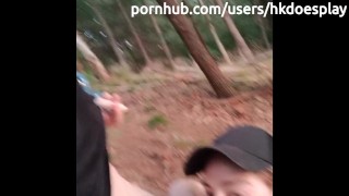 Heather Kane Sucking Cock To First Dude She Met in the Woods