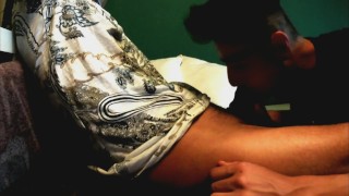 Wife don´t wanna suck him, so I do that