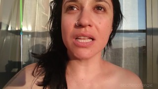 Summer burping and sweating in the Spanish sun, sexy topless TEASER