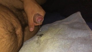 Huge cumshot slow motion