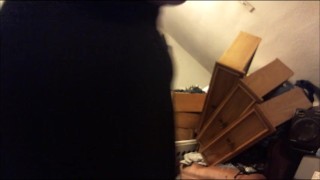  and downblouse cleaning + fully naked showing off in window