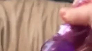 Milf using her new toy