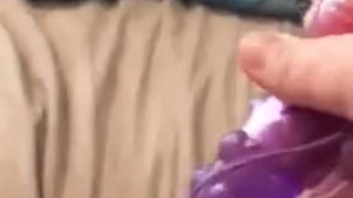 Milf using her new toy