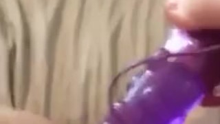 Milf using her new toy