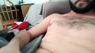 stroking it