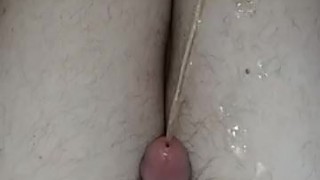 Peeing again