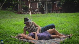Neighbors Almost See Us Have Sex Next To Their House! - Sexy Hippies