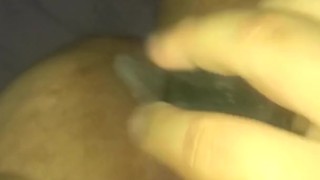 BBW dripping wet and then creaming on her dildo
