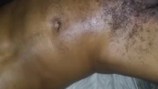 I cam on my stomach.