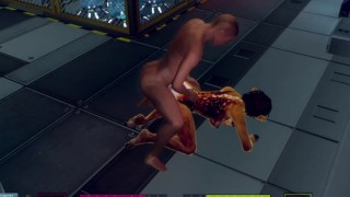 HUMAN DOES A HOT ASS ALIEN BABE