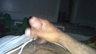 I wasn't hard. But this was just a test