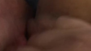 Ftm plays with his little hard cock