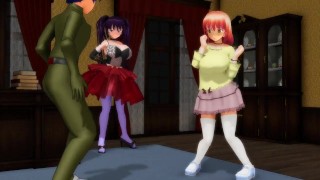 MMD Series: Ballbusting (Support Boko877)